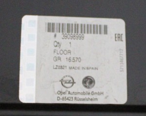 OPEL CORSA E X15 2014-2019 5D Próg słupek prawy zejście kolanko 39098999 4/4 MINIATURA