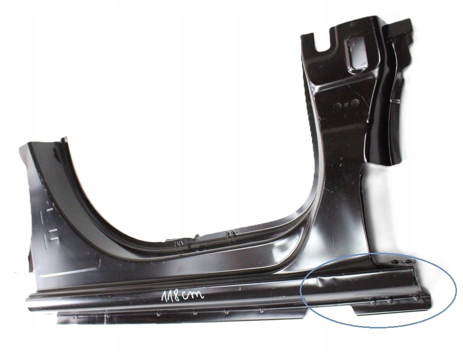 CITROEN BERLINGO 4 IV K9 2019-2025 próg słupek prawy 9827687380 9827670480 3/4