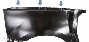 MERCEDES-BENZ CITAN W415 A415 415 2012-2021 tylny prawy błotnik A4156372300 4/4 MINIATURA