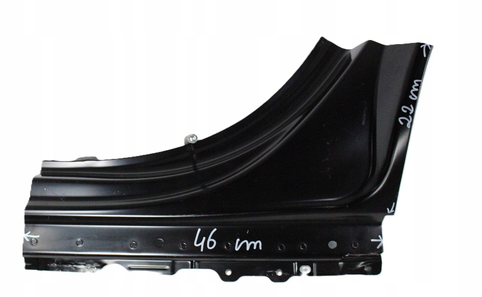 AUDI A8 S8 D5 4N0 2017-2025 tylny lewy błotnik kolanko 4N0809837K 1/2