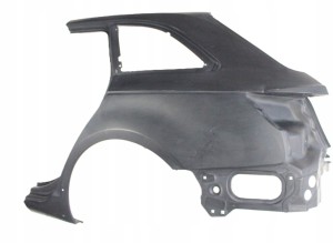 AUDI A4 S4 B9 ALLROAD 8W9 2015-2019 tylny lewy błotnik 8W9809837A 2/4 MINIATURA