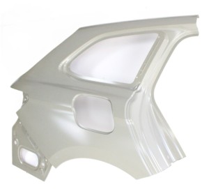 SKODA SUPERB 4 IV KOMBI 3P0 2024-2025 tylny błotnik prawy NZ5 2/3 MINIATURA