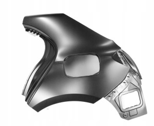 MERCEDES-BENZ A-KLASA W177 A177 177 2018- Seitenteil Seitenwänd Kotflügel hinten links A1776307901