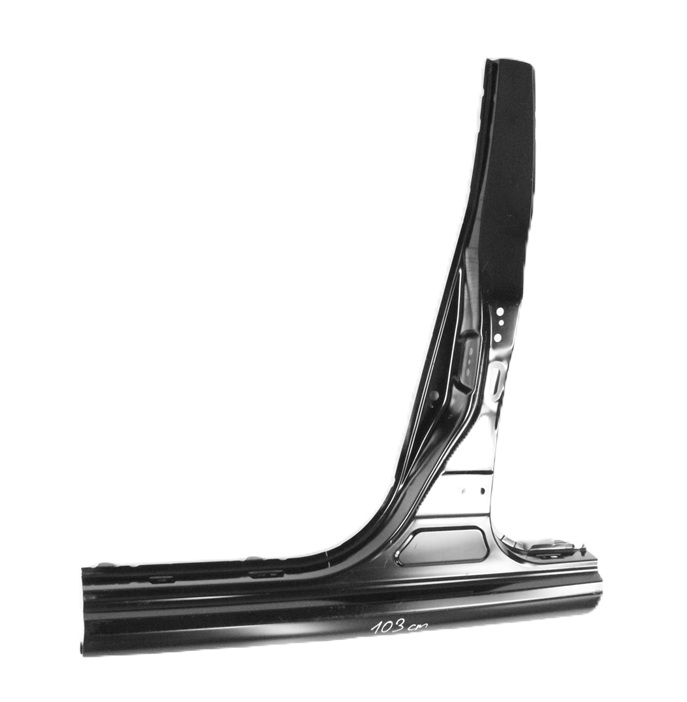 TOYOTA AURIS 1 I E15 2007-2012 5D próg słupek B lewy 61312-02140 6131202140 2/4