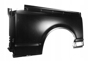 VW TRANSPORTER T5 5 V 7H3 L2 LONG 2003-2015 tylny błotnik lewy 7H3809843 2/4 MINIATURA