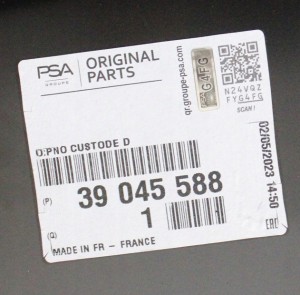 OPEL ASTRA K 5 V B16 2016-2021 próg słupek prawy 39045588 39117464 4/4 MINIATURA