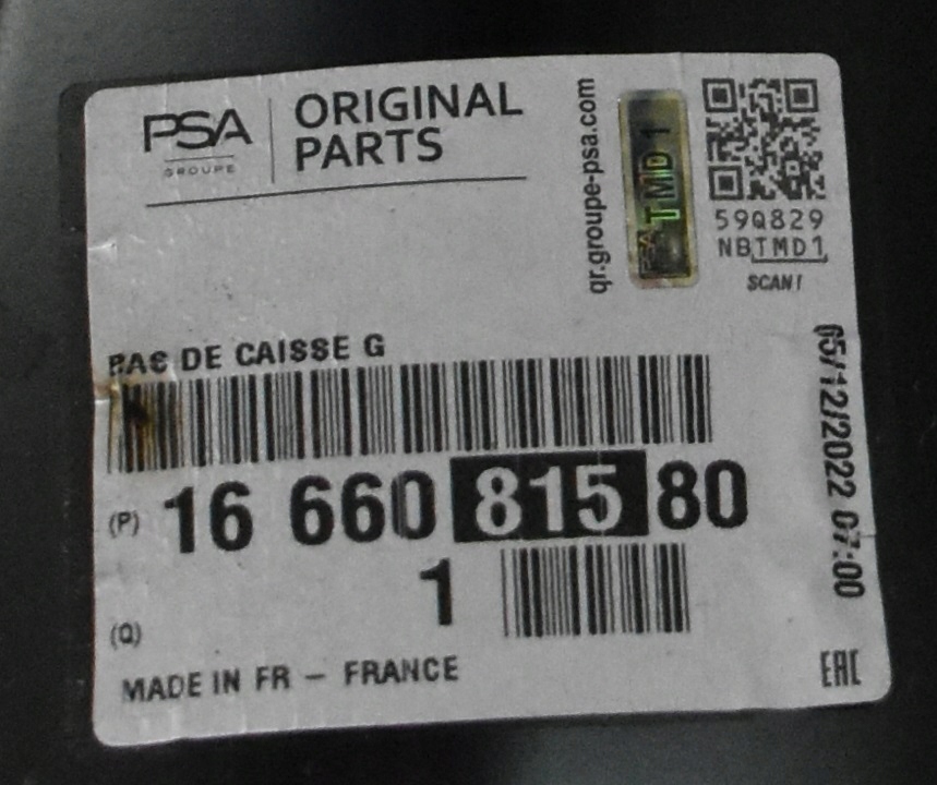 OPEL CORSA F CORSA-e ELECTRIC 2019-2026 próg słupek lewy 1666081580 4/4