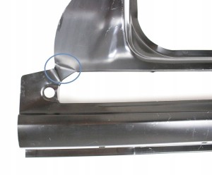 OPEL COMBO D X12 L1 2011-2018 próg słupek B lewy 71765432 52019203 3/3 MINIATURA