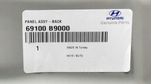 HYUNDAI I10 I-10 II 2 BA 2013-2019 tylny pas ściana 69100B9000 5/5 MINIATURA