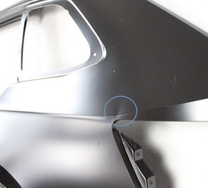 SKODA SUPERB 3 III 3V9 2015-2024 tylny tył lewy błotnik 3V9809601D 4/4 MINIATURA