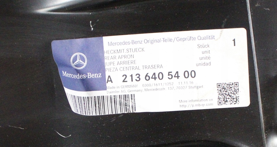 MERCEDES E-KLASA KOMBI W213 S213 A213 213 16- tylny pas ściana A2136405400 5/5