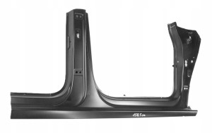 VW TOURAN 5TA 2015-2024 próg słupek prawy 5TA809836 5TA809606A 2/3 MINIATURA