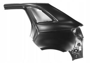 AUDI A3 S3 SPORTBACK 8V4 2013-2019 Seitenteil Seitenwänd Kotflügel hinten links 8V4809837A