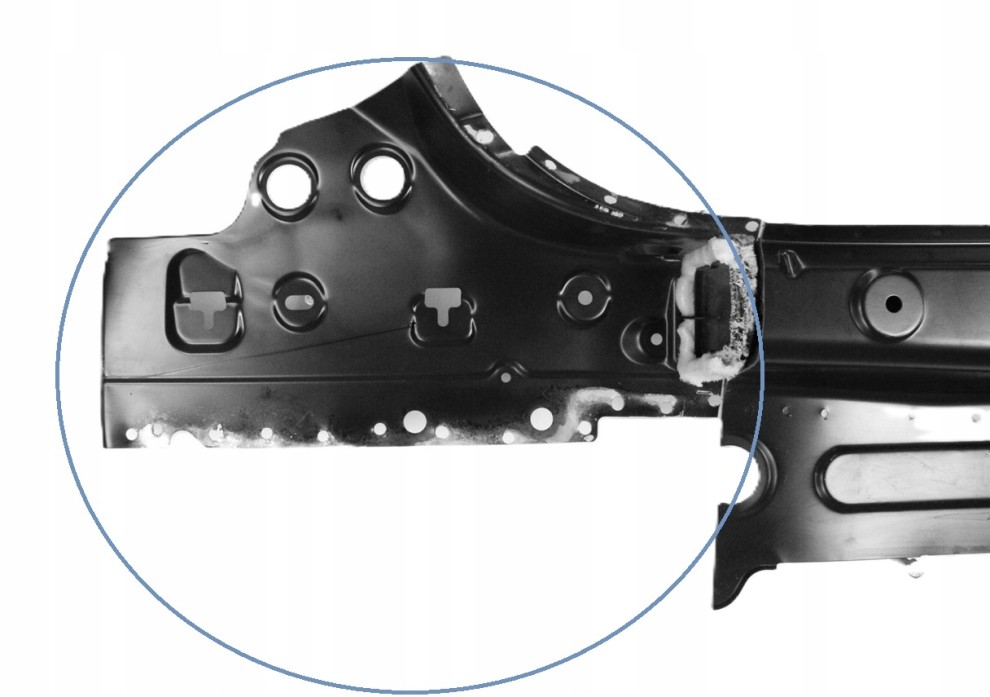 MERCEDES A-KLASA V177 A177 177 SEDAN tylny pas ściana A1776403000 3/5