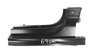 OPEL CORSA F CORSA-E ELECTRIC 2019-2025 Seitenteil Seitenwänd Seiteschweller Türschweller Säule Säule A rechts 1666081680