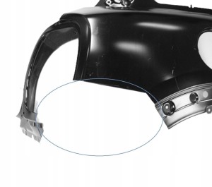 MINI COOPER F55 2013-2024 tylny prawy błotnik 41007408812 41007408788 4/4 MINIATURA