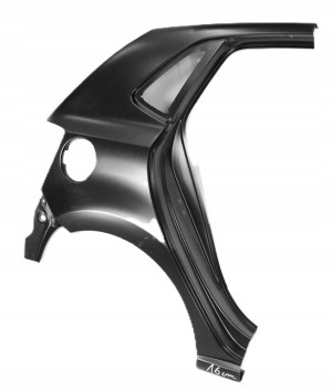 VW POLO 6R4 6C4 5D HB 2009-2017 Tylny prawy błotnik 6R4809844A 2/3 MINIATURA