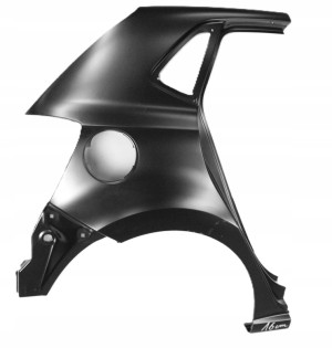 VW POLO 6R4 6C4 5D HB 2009-2017 Tylny prawy błotnik 6R4809844A 3/3 MINIATURA