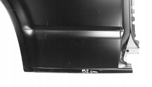 VW TRANSPORTER T6 7E3 L2 LONG 2015-2023 tylny błotnik prawy 7E3809844 4/4 MINIATURA