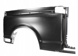 VW TRANSPORTER T5 5 V 7H3 L2 LONG 2003-2015 tylny błotnik prawy 7H3809844 3/4 MINIATURA