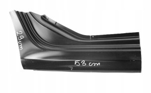 SKODA KAMIQ 658 NW4 2019-2025 próg słupek C prawy 658809606 658809602C 2/3 MINIATURA