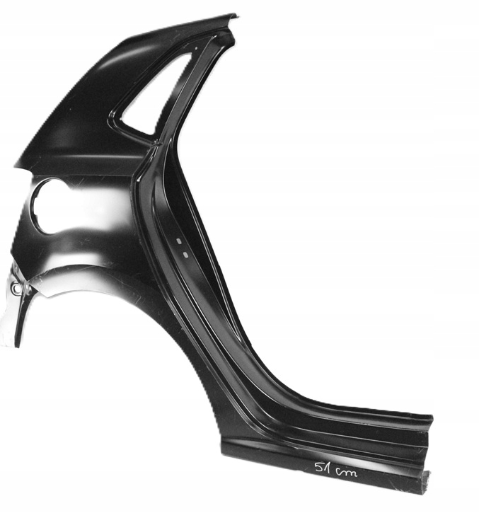 VW POLO 6R4 6C4 5D HB 2009-2017 Tylny prawy błotnik 6R4809844A 6R4809052 2/3