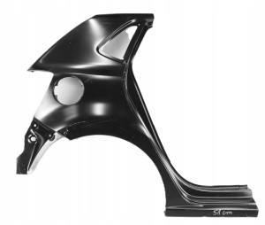 VW POLO 6R4 6C4 5D HB 2009-2017 Seitenteil Seitenwänd Kotflügel hinten rechts 6R4809844A 6R4809052