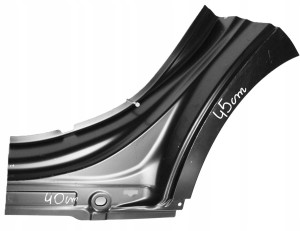 MERCEDES CLA II 2 W118 C118 A118 118 2017- Tylny lewy błotnik A1186307300 2/3 MINIATURA