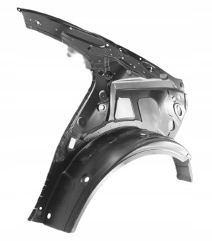 MERCEDES C-KLASA W206 A206 206 SEDAN 2021- tylny lewy błotnik A2066301702 3/4 MINIATURA