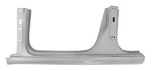 SKODA OCTAVIA 3 5E5 5E9 2012-2020 Próg słupek lewy 5E5809605A 5E9809605A 1/3 MINIATURA