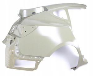 TESLA 3 MODEL 3 III 2017-2024 Tylny tył prawy błotnik 1073678SCB 1073678S0B 2/2 MINIATURA