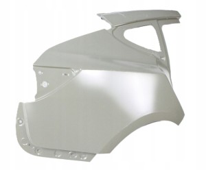 TESLA 3 MODEL 3 III 2017-2024 Tylny prawy błotnik 1073736-S0-M 1073736S0M 2/4 MINIATURA