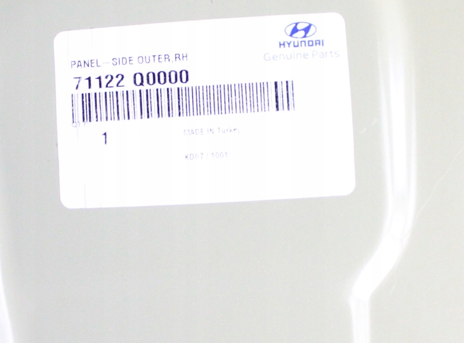 HYUNDAI I20 I-20 3 III BC3 5D 2020-2025 tylny tył prawy błotnik 71122Q0000 3/3