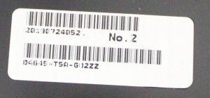 HONDA JAZZ 4 IV GK 2015-2020 Próg słupek lewy 04645T5AG02ZZ 2/2 MINIATURA