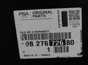 PEUGEOT RIFTER 4 IV K9 L2 MAXI 2018-2025 tylny błotnik lewy 9827672680 5/5 MINIATURA