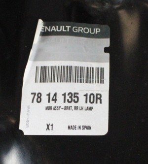 MITSUBISHI ASX 2 II 2022-2025 tylny tył lewy błotnik okular 781413510R 4/4 MINIATURA