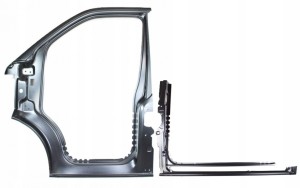 VW TRANSPORTER T5 7H0 2003-2015 Seitenteil Seitenwänd Seiteschweller Türschweller Säule Säule links 7H0810075A 7H1809843