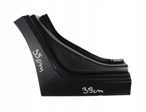 VW POLO 2G4 2017-2025 5D próg słupek C prawy 2G4809836 2G4809052A 1/3 MINIATURA