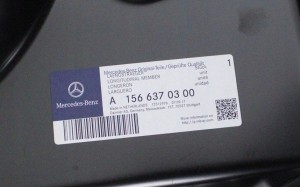 MERCEDES GLA X156 A156 156 2013-2019 próg słupek A lewy A1566370300 4/4 MINIATURA