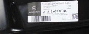 MERCEDES CLS 2 II A218 W218 X218 2010-2018 próg słupek prawy A2186370835 4/4 MINIATURA