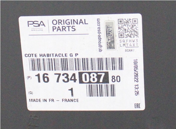 TOYOTA PROACE 2 II 2016-2025 słupek A lewy czołowy szybowy 1673408780 4/4