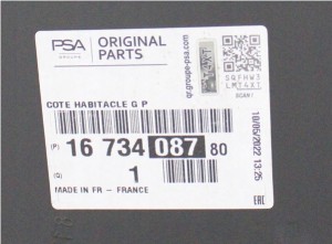 FIAT SCUDO 3 III 2022-2025 słupek A czołowy szybowy lewy 1673408780 4/4 MINIATURA