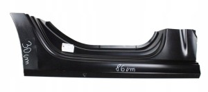 SKODA OCTAVIA 4 IV 5E7 2020-2025 próg słupek prawy 5E7809602D 1/3 MINIATURA