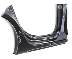 AUDI A4 S4 B9 LIFT 8W5 8W9 19-24 próg słupek prawy 8W5809848C 8W9809848C 2/3 MINIATURA