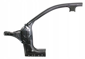 BMW X1 F48 F48N 2015-2022 Seitenteil Seitenwänd Seiteschweller Türschweller Säule Obenteil Seinetwänd Seitenteil A-Säule links 41007436157 41007436135
