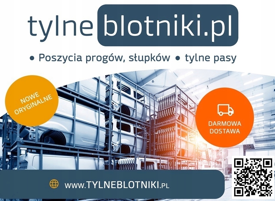 VW CRAFTER 2 II 7C0 7C3 H2 H3 2016- Tylny pas okular słupek 7C0809028AF 5/5