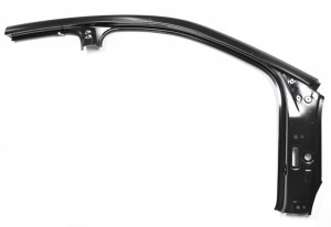 VW POLO 6R4 6C4 5D HB 2009-2017 słupek czołowy prawy 6R4809052 6R4809836A 1/2 MINIATURA