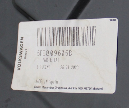 SEAT LEON 4 IV 5FE ST KOMBI 2020-2024 próg słupek lewy 5FE809835 5FE809605B 4/4