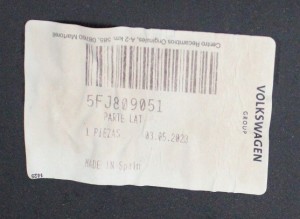 SEAT TARRACO 5FJ KN2 2018-2024 słupek czołowy dachowy lewy 5FJ809051 4/4 MINIATURA