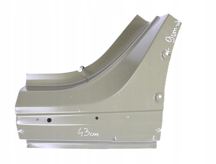 TESLA MODEL Y 2019-2024 próg słupek C lewy 1549228-S0-A 1511000-S0-A 1/2